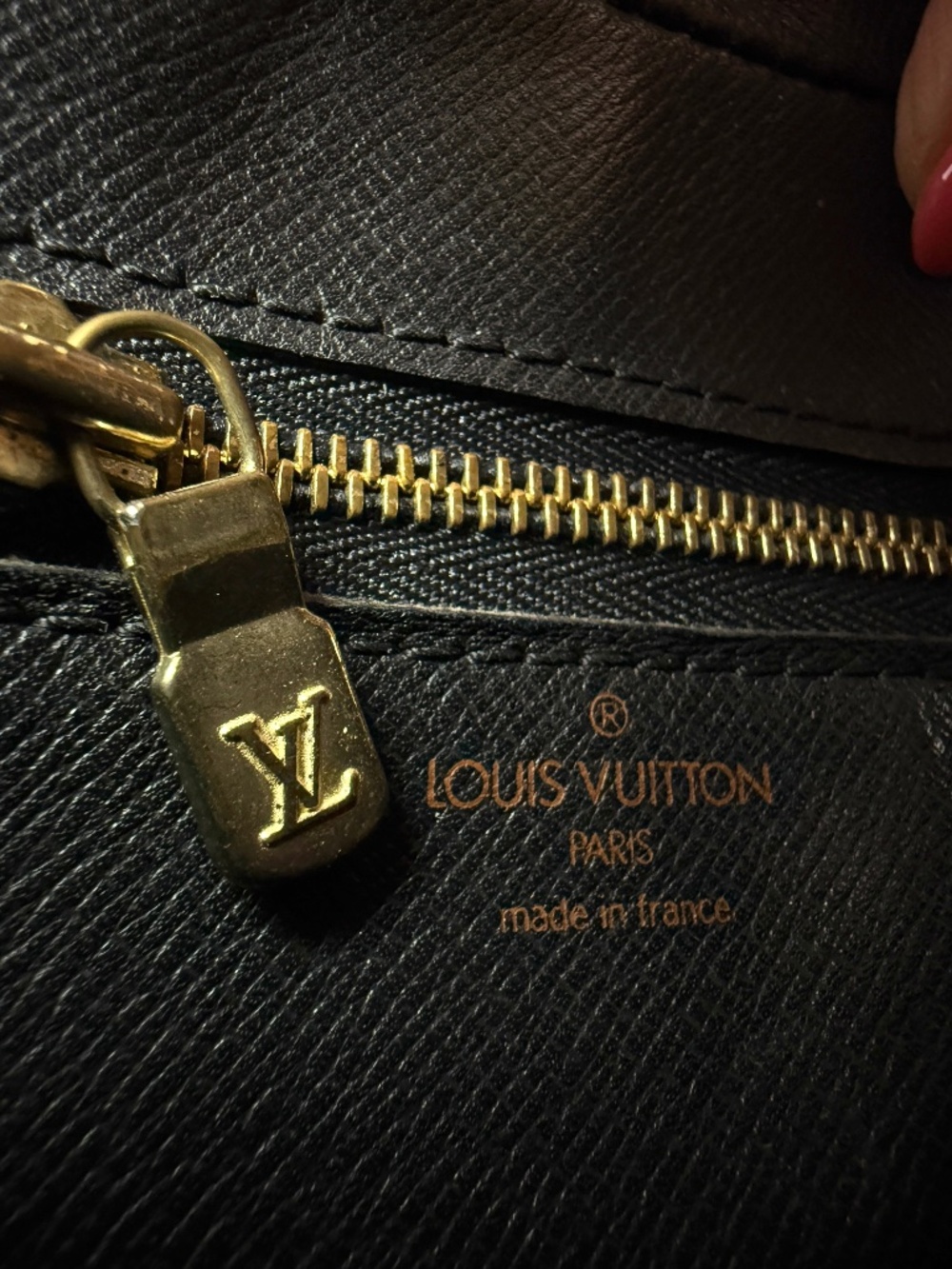 Louis Vuitton Trocadero 24 in Black EPI Leather Crossbody Bag Vintage Authentic - Picture 7 of 16